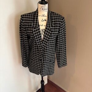Vintage Chaus windowpane jacket